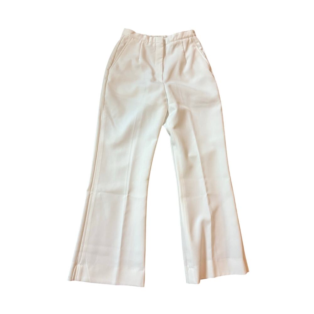 Women’s 10MR US Navy Dress White Uniform pants with Zipper Cracker Jacks EUC